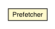 Package class diagram package Prefetcher