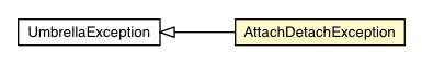 Package class diagram package AttachDetachException