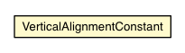 Package class diagram package HasVerticalAlignment.VerticalAlignmentConstant