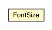 Package class diagram package RichTextArea.FontSize