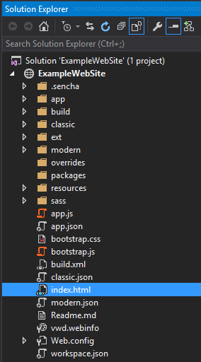 Web Site End Structure