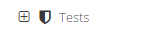 Expandable Tests Node